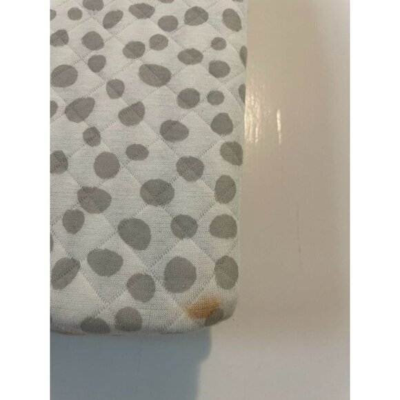 White & Gray Patterned Baby Blanket - Picture 6 of 7